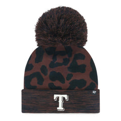 Texas Rangers '47 Women's Rosette Cuffed Knit Hat with Pom Near Me