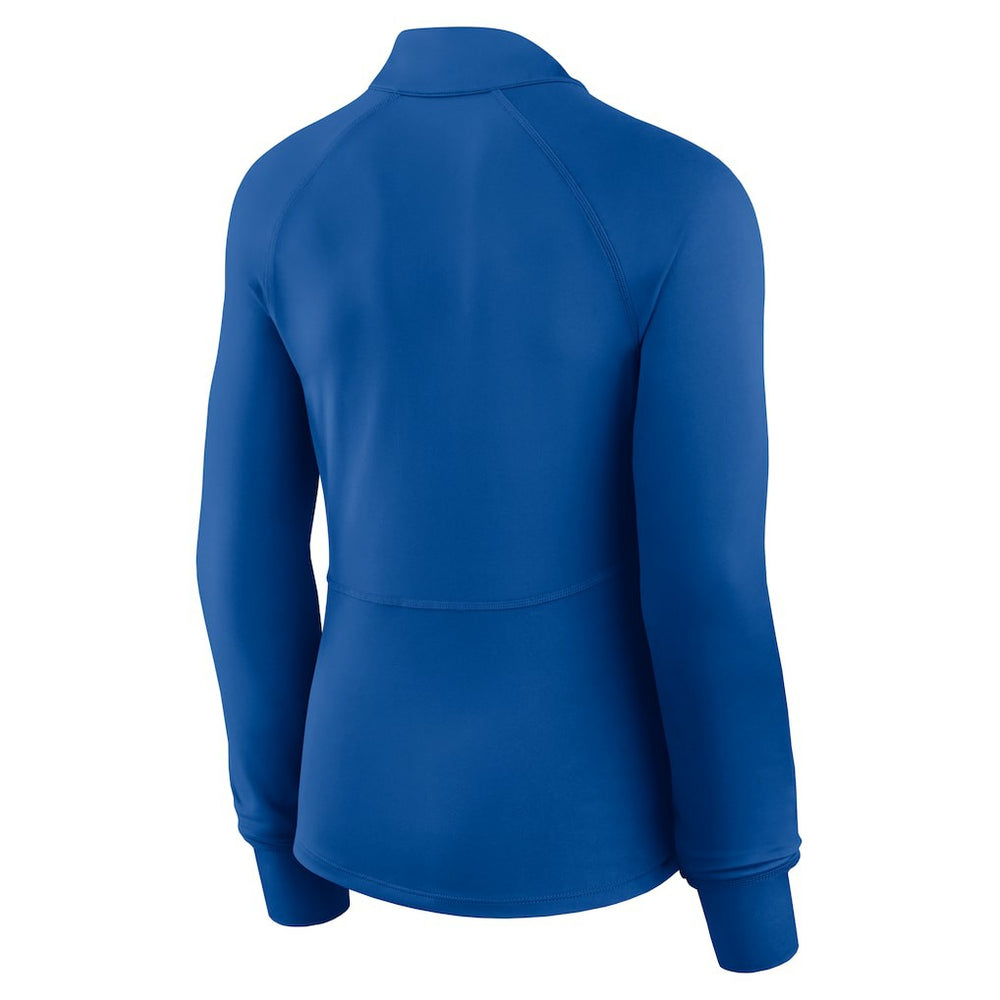 New York Giants Women's Elements Quarter-Zip Jacket - Royal - Fanatics