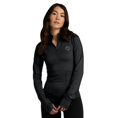 Miami Dolphins Women's Elements Quarter-Zip Jacket - Black - Fanatics