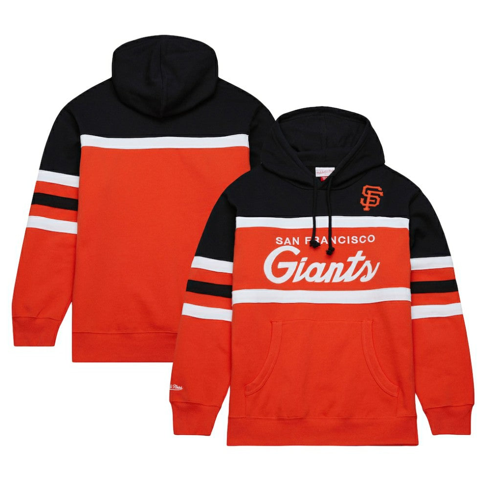 San Francisco Giants Mitchell & Ness Head Coach Pullover Hoodie Discount