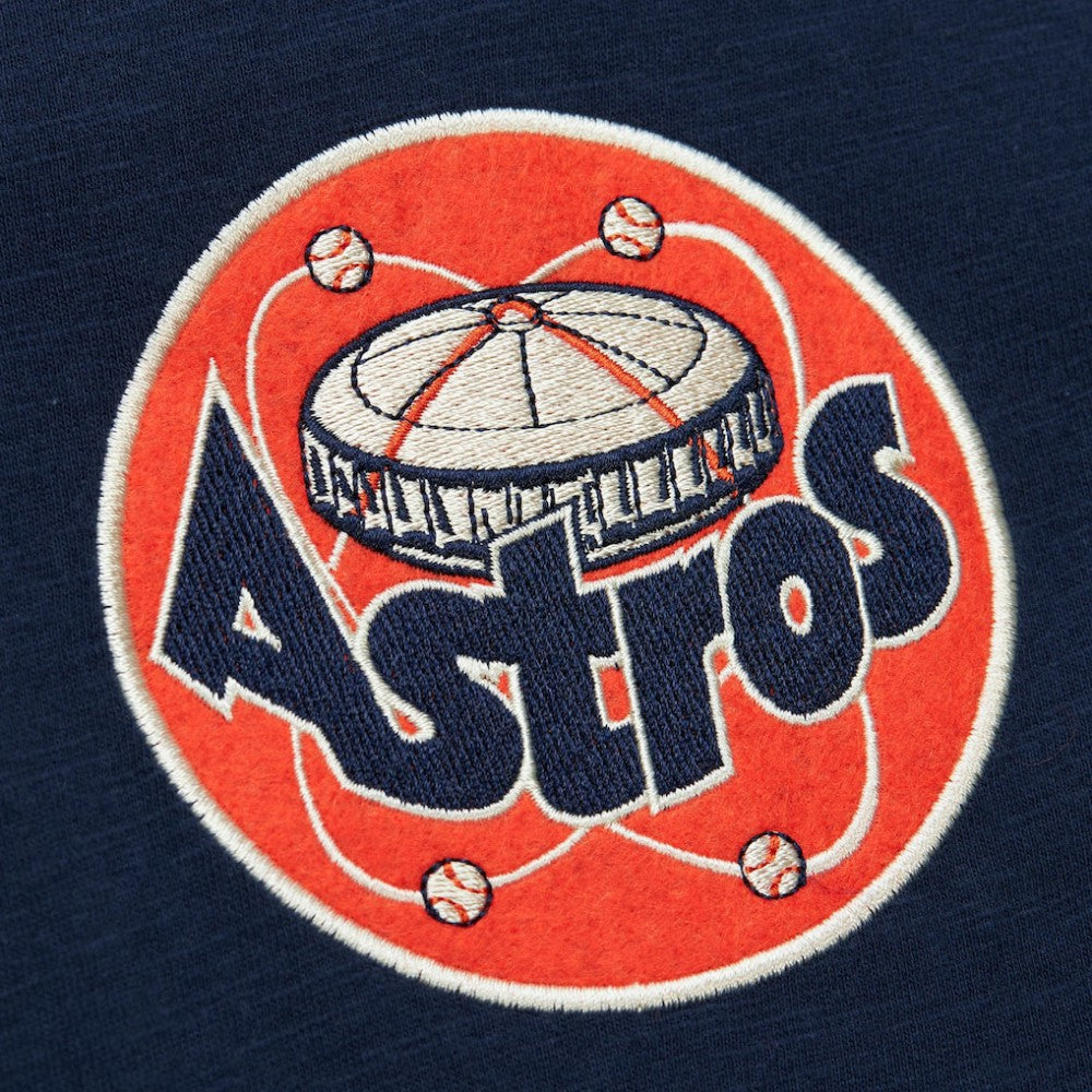 Houston Astros Mitchell & Ness Cooperstown Collection Legendary Raglan Slub Henley 3/4-Sleeve T-Shirt Sale