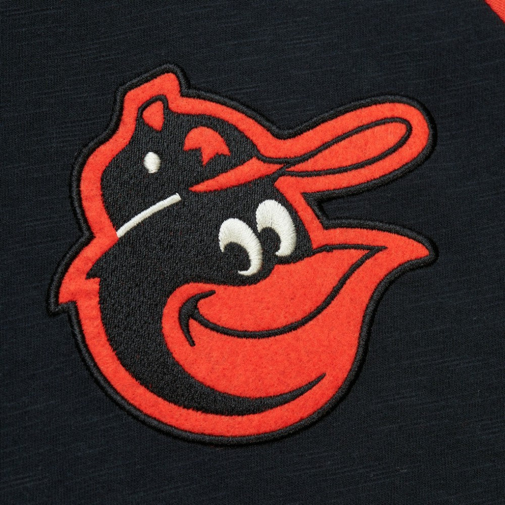 Baltimore Orioles Mitchell & Ness Cooperstown Collection Legendary Raglan Slub Henley 3/4-Sleeve T-Shirt Near Me