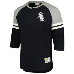 Chicago White Sox Mitchell & Ness Cooperstown Collection Legendary Raglan Slub Henley 3/4-Sleeve T-Shirt for sale