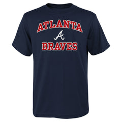 Atlanta Braves Youth Heart & Soul T-Shirt Sale
