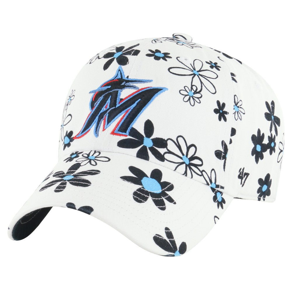 Miami Marlins '47 Girls Youth Daisy Delight Clean Up Adjustable Hat Outlet