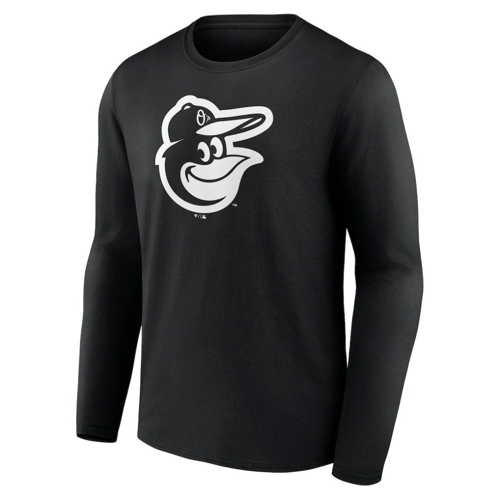 Baltimore Orioles Monochrome Personalized Name & Number Long Sleeve T-Shirt Discount
