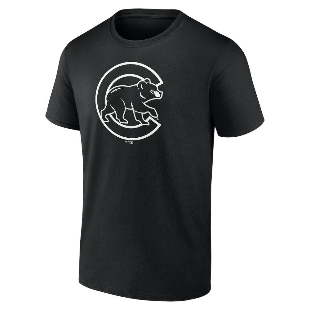 Chicago Cubs Monochrome Personalized Name & Number T-Shirt Outlet