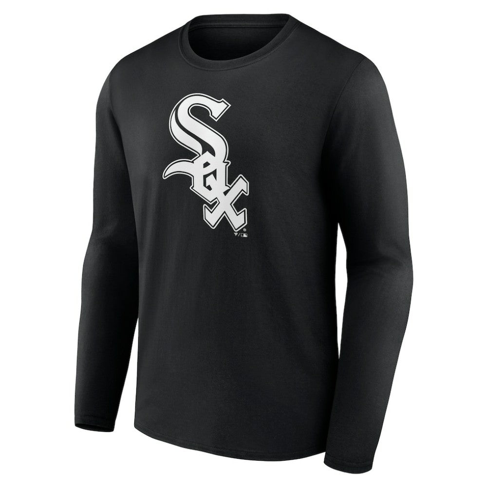 Chicago White Sox Monochrome Personalized Name & Number Long Sleeve T-Shirt Discount