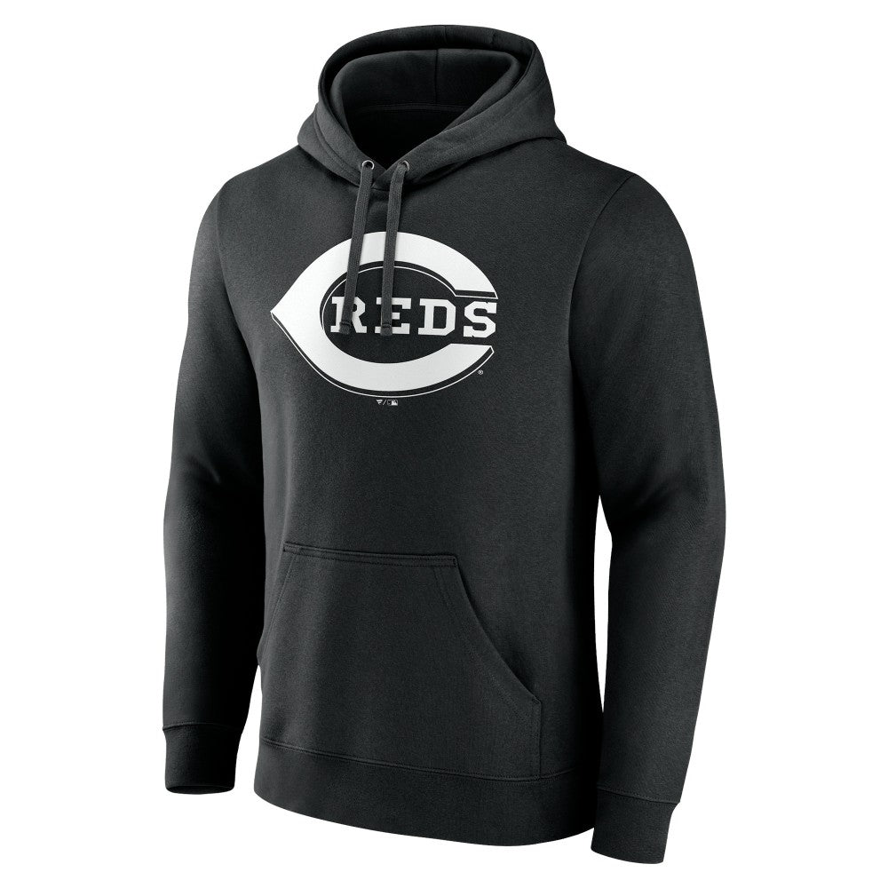 Cincinnati Reds Monochrome Personalized Name & Number Pullover Hoodie Near Me
