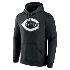 Cincinnati Reds Monochrome Personalized Name & Number Pullover Hoodie Near Me
