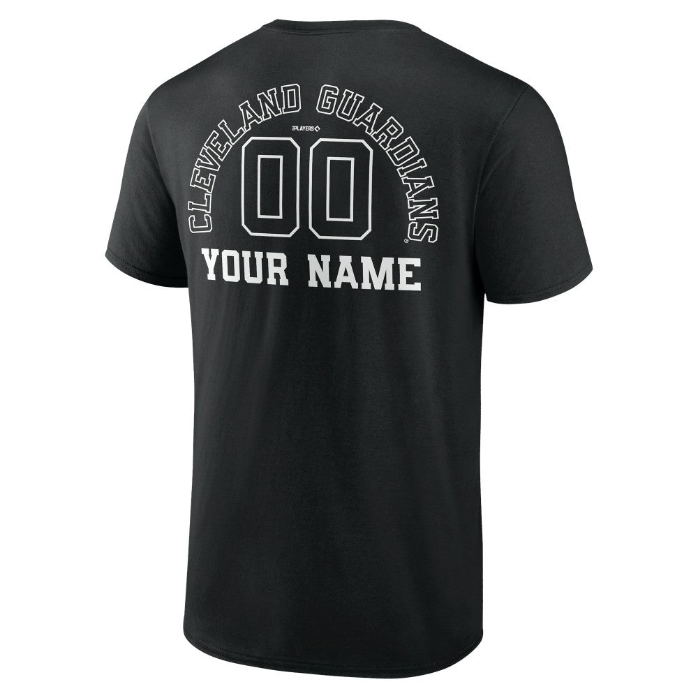 Cleveland Guardians Monochrome Personalized Name & Number T-Shirt Outlet