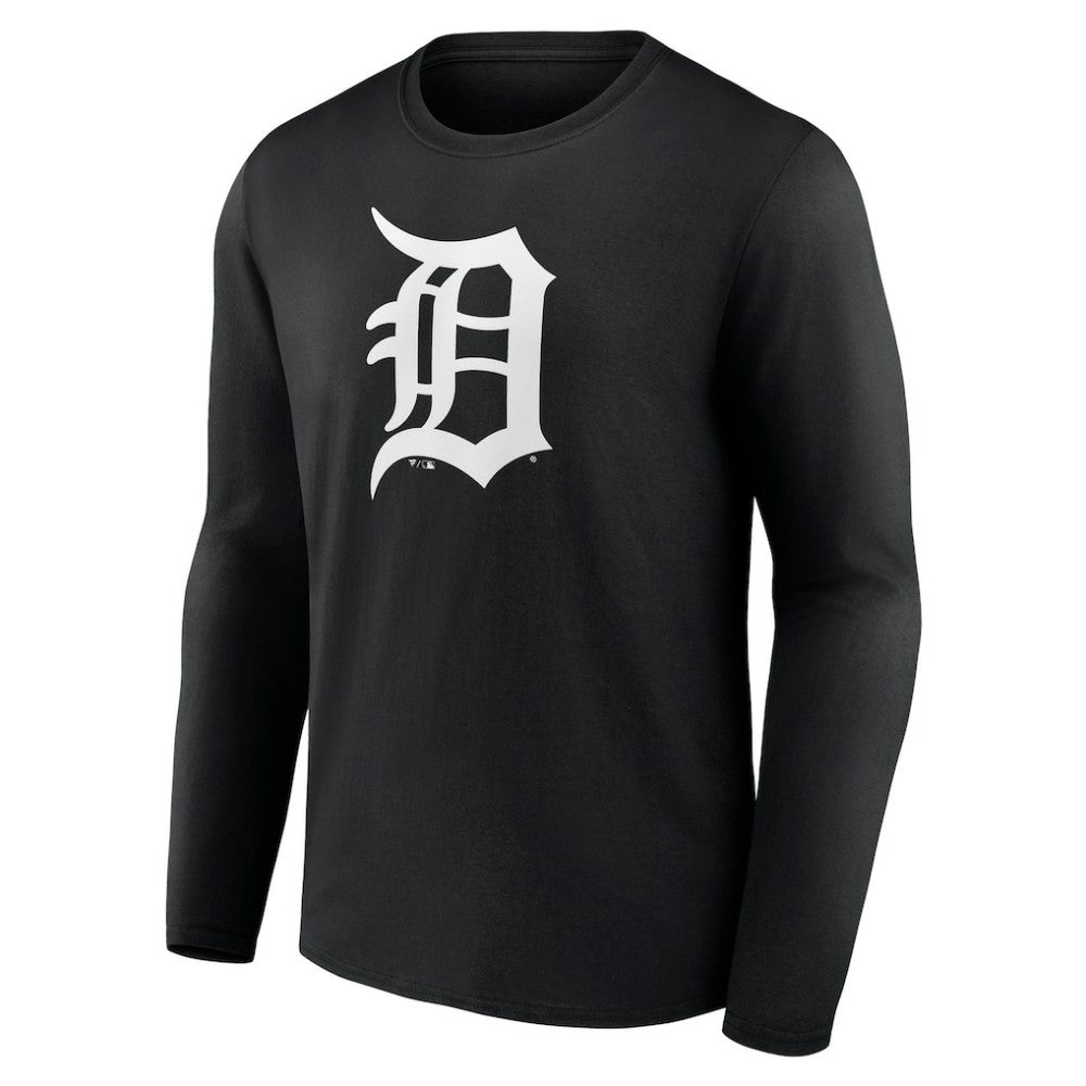Detroit Tigers Monochrome Personalized Name & Number Long Sleeve T-Shirt Near Me
