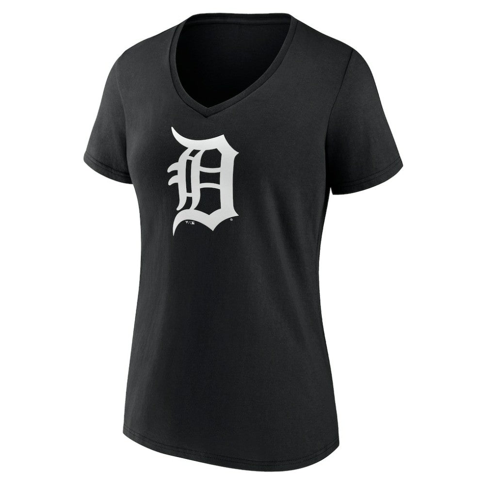 Detroit Tigers Women's Monochrome Personalized Name & Number V-Neck T-Shirt Near Me