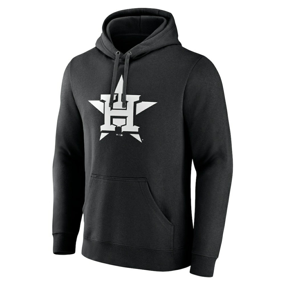Houston Astros Monochrome Personalized Name & Number Pullover Hoodie Near Me