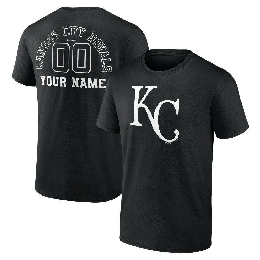 Kansas City Royals Monochrome Personalized Name & Number T-Shirt Outlet