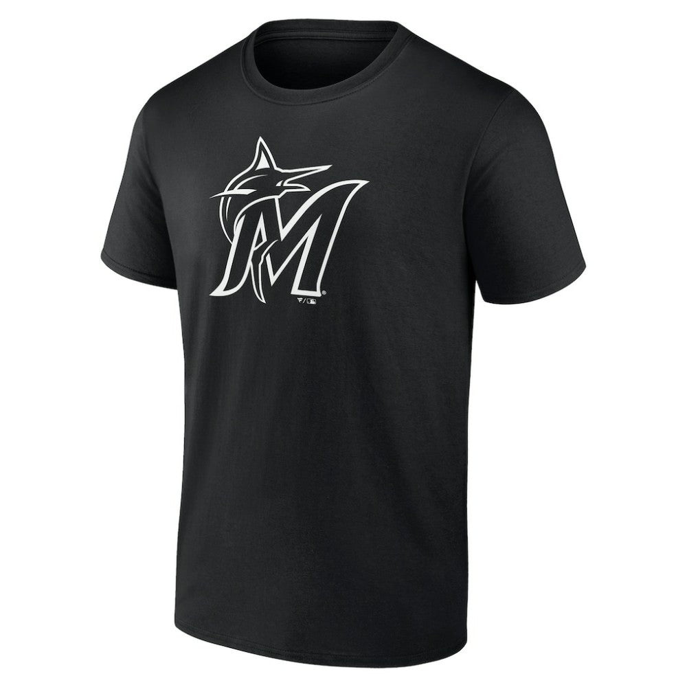 Miami Marlins Monochrome Personalized Name & Number T-Shirt Online