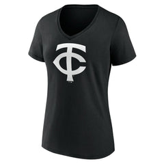 Minnesota Twins Women's Monochrome Personalized Name & Number V-Neck T-Shirt Online