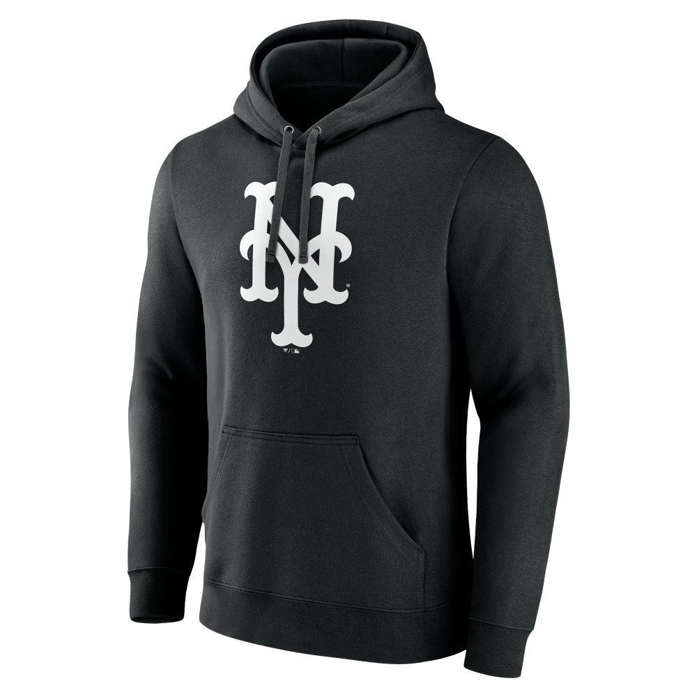 New York Mets Monochrome Personalized Name & Number Pullover Hoodie Near Me