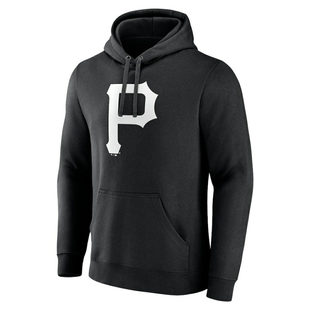 Pittsburgh Pirates Monochrome Personalized Name & Number Pullover Hoodie Outlet
