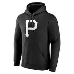 Pittsburgh Pirates Monochrome Personalized Name & Number Pullover Hoodie Outlet