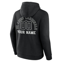 St. Louis Cardinals Monochrome Personalized Name & Number Pullover Hoodie Outlet