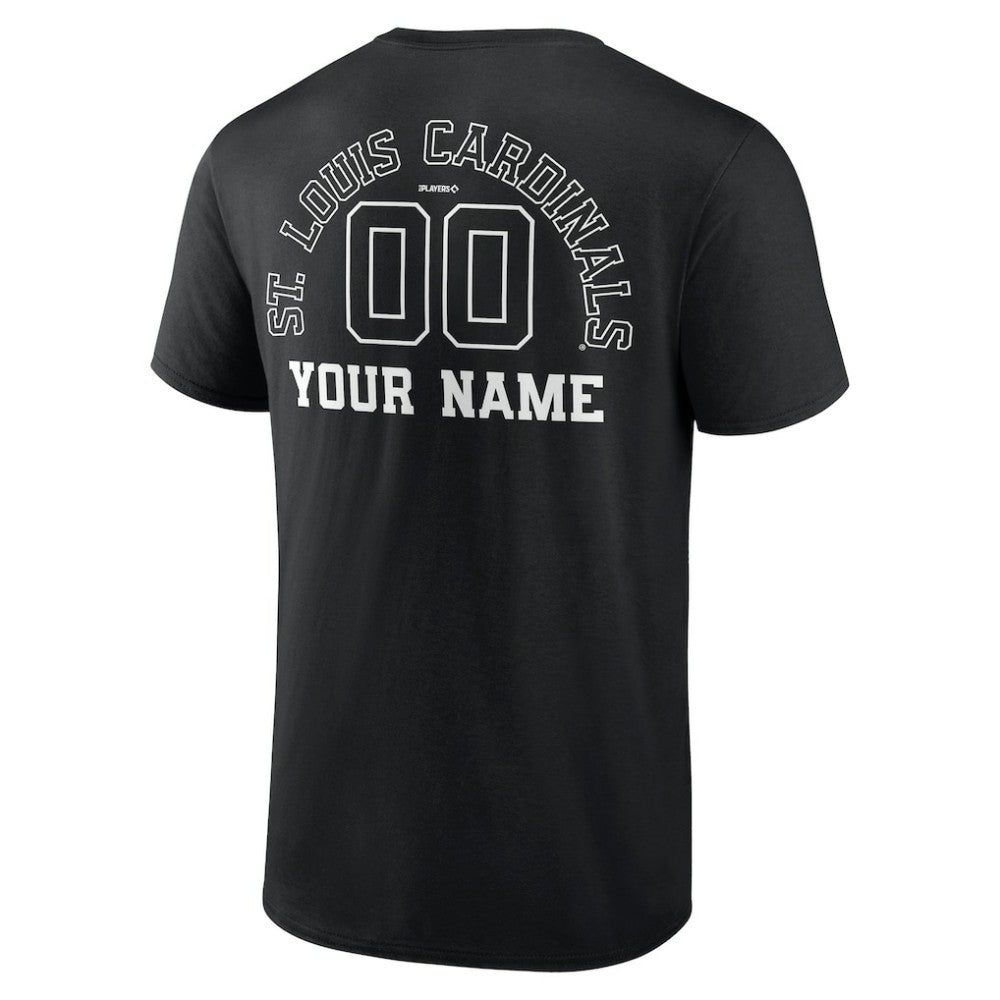 St. Louis Cardinals Monochrome Personalized Name & Number T-Shirt Discount