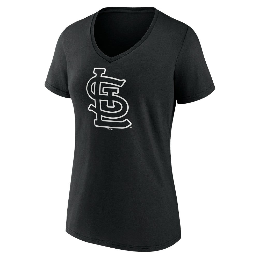 St. Louis Cardinals Women's Monochrome Personalized Name & Number V-Neck T-Shirt Near Me