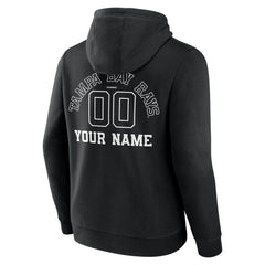 Tampa Bay Rays Monochrome Personalized Name & Number Pullover Hoodie Online