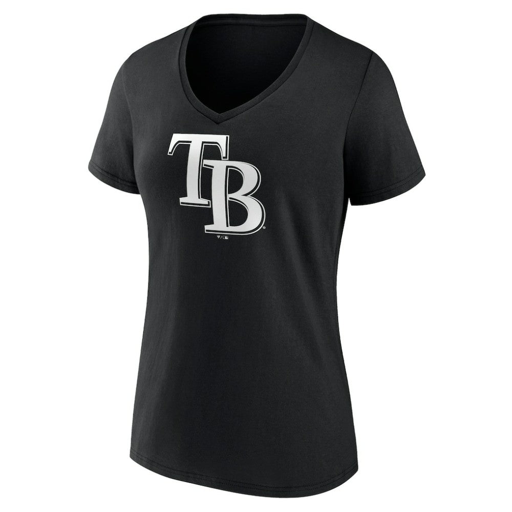 Tampa Bay Rays Women's Monochrome Personalized Name & Number V-Neck T-Shirt Outlet