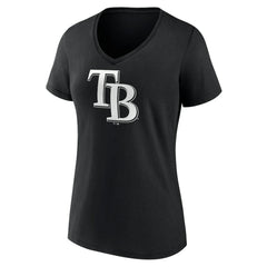 Tampa Bay Rays Women's Monochrome Personalized Name & Number V-Neck T-Shirt Outlet