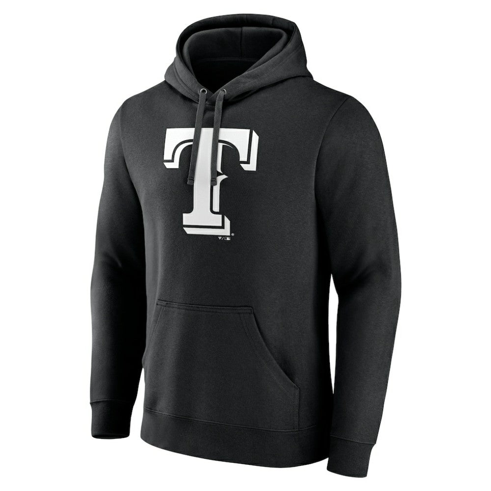 Texas Rangers Monochrome Personalized Name & Number Pullover Hoodie Near Me
