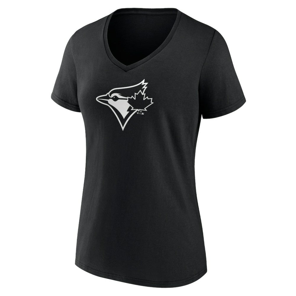 Toronto Blue Jays Women's Monochrome Personalized Name & Number V-Neck T-Shirt Online