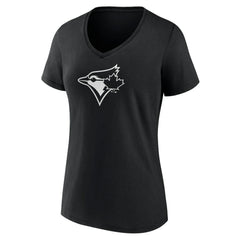 Toronto Blue Jays Women's Monochrome Personalized Name & Number V-Neck T-Shirt Online