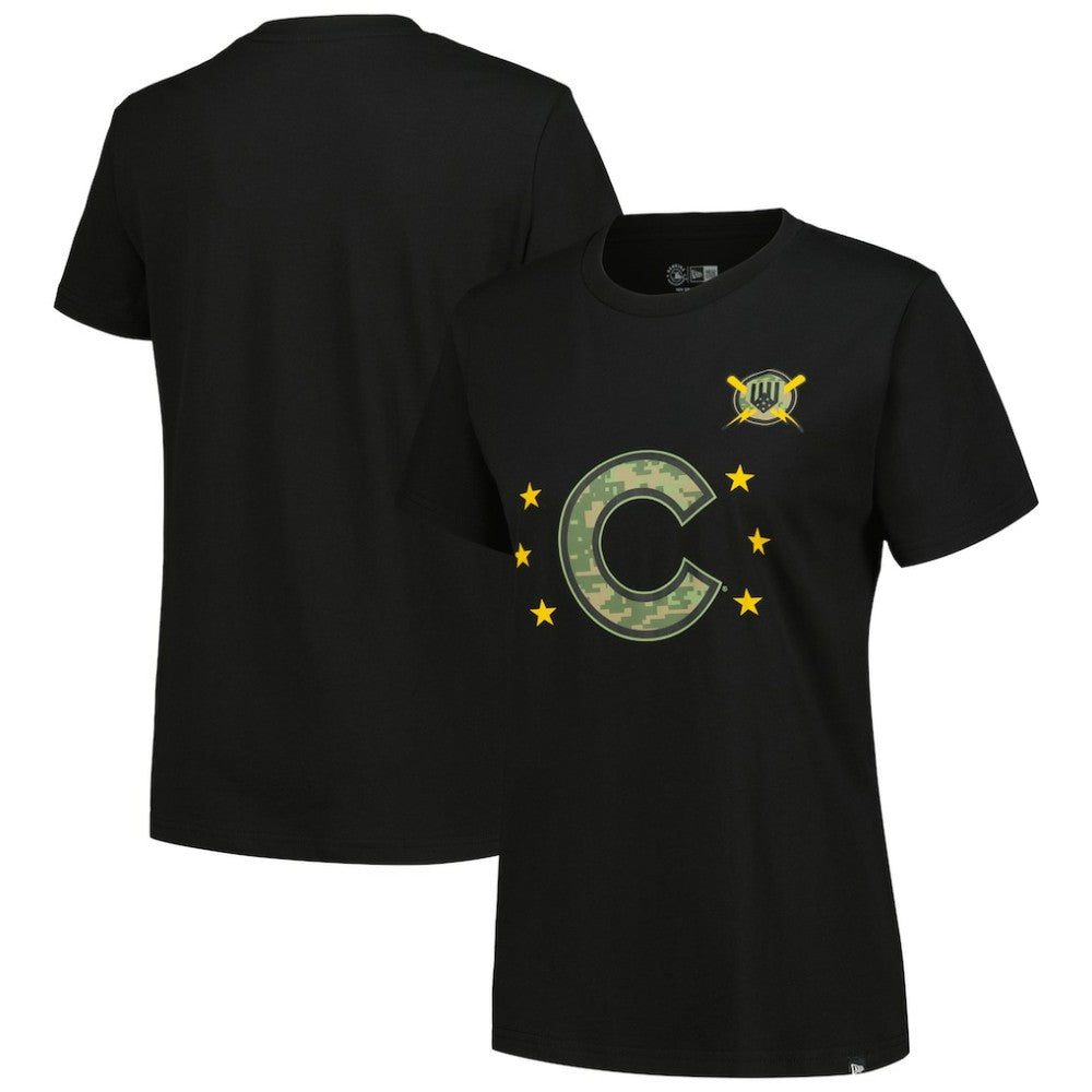 Chicago Cubs New Era Women's Armed Forces Day T-Shirt Online