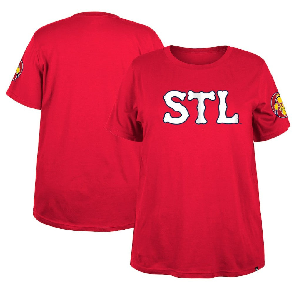 St. Louis Cardinals New Era Women's 2024 City Connect Plus Size T-Shirt Online