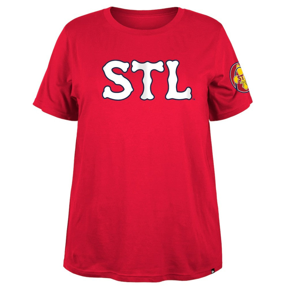 St. Louis Cardinals New Era Women's 2024 City Connect Plus Size T-Shirt Online
