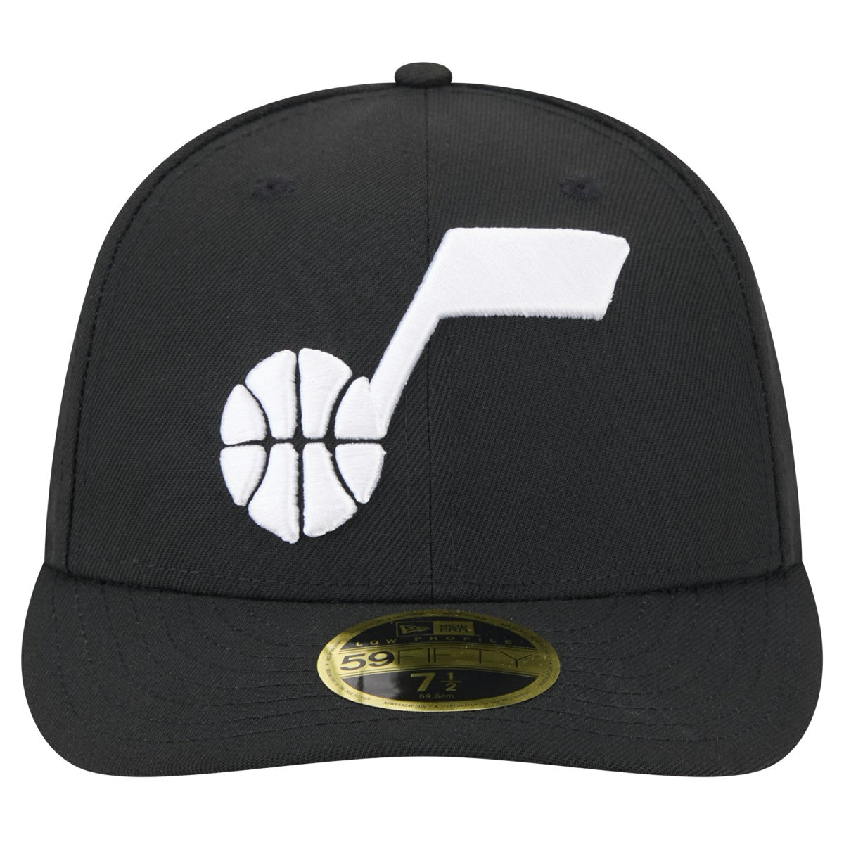 New Era Utah Jazz Low Profile Core 59FIFTY Fitted Hat Black