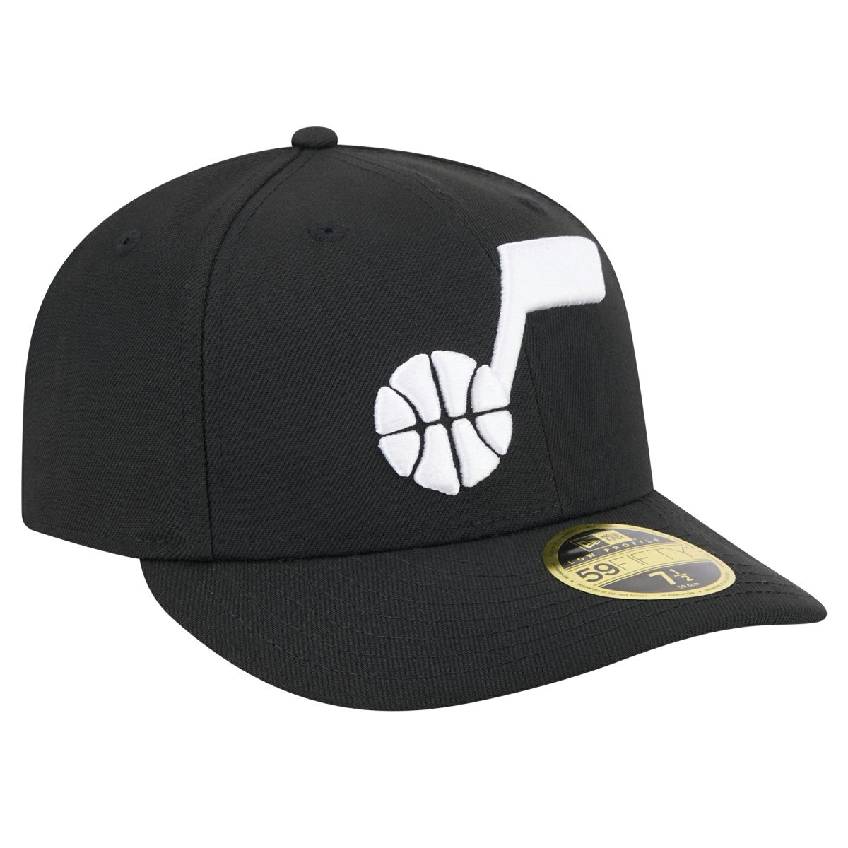 New Era Utah Jazz Low Profile Core 59FIFTY Fitted Hat Black