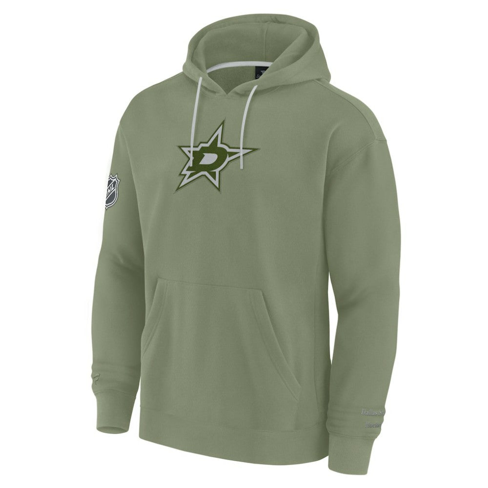 Dallas Stars Fanatics Elements Pace Pullover Hoodie - Olive | Fanatics Lifestyle