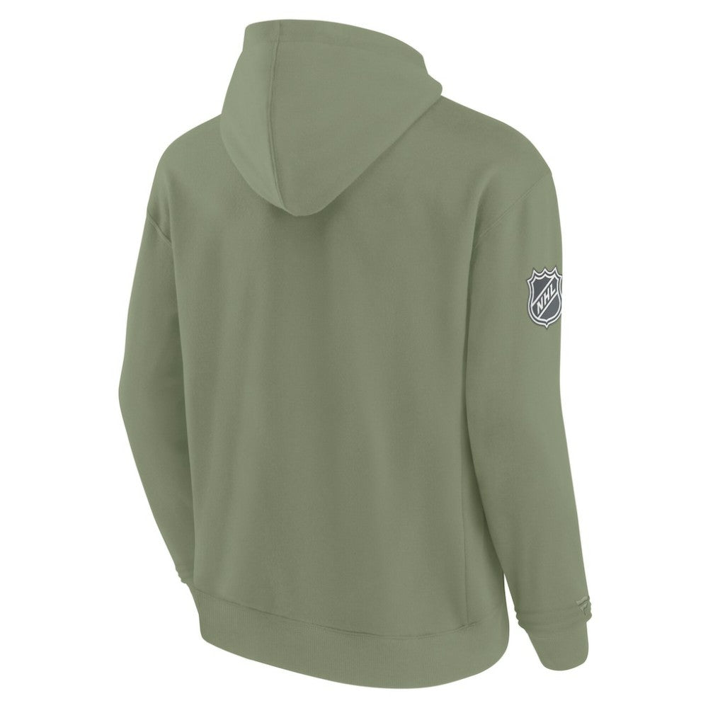 Dallas Stars Fanatics Elements Pace Pullover Hoodie - Olive | Fanatics Lifestyle