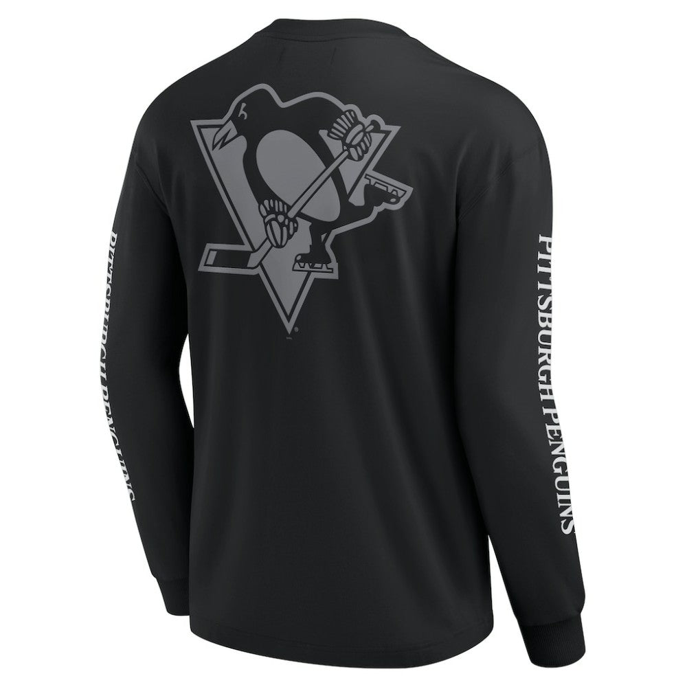 Pittsburgh Penguins Fanatics Elements Strive Long Sleeve T-Shirt - Black | Fanatics online