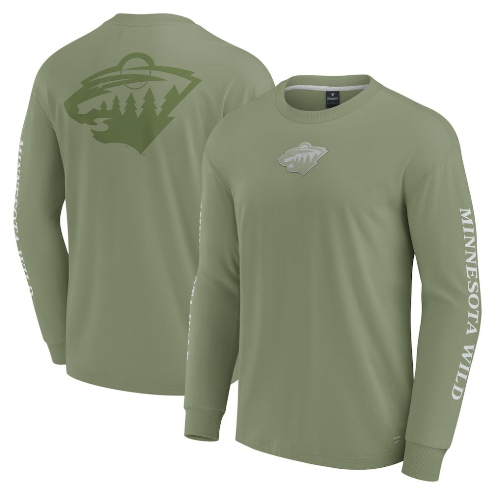 Minnesota Wild Fanatics Elements Strive Long Sleeve T-Shirt - Olive | Fanatics online