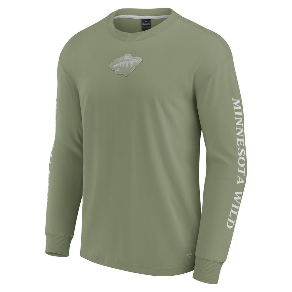 Minnesota Wild Fanatics Elements Strive Long Sleeve T-Shirt - Olive | Fanatics online