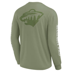 Minnesota Wild Fanatics Elements Strive Long Sleeve T-Shirt - Olive | Fanatics online
