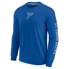 St. Louis Blues Fanatics Elements Strive Long Sleeve T-Shirt - Blue | Fanatics online