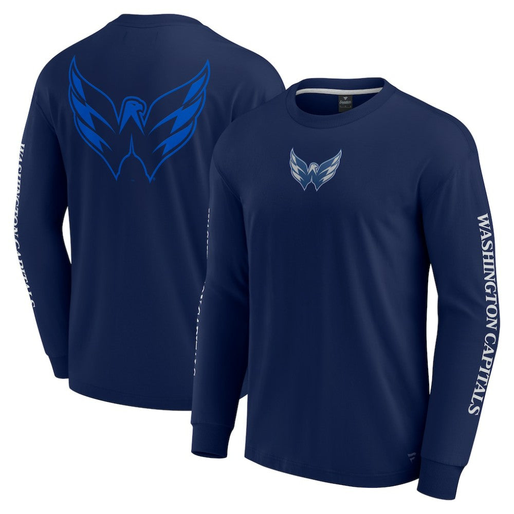 Washington Capitals Fanatics Elements Strive Long Sleeve T-Shirt - Navy | Fanatics near me