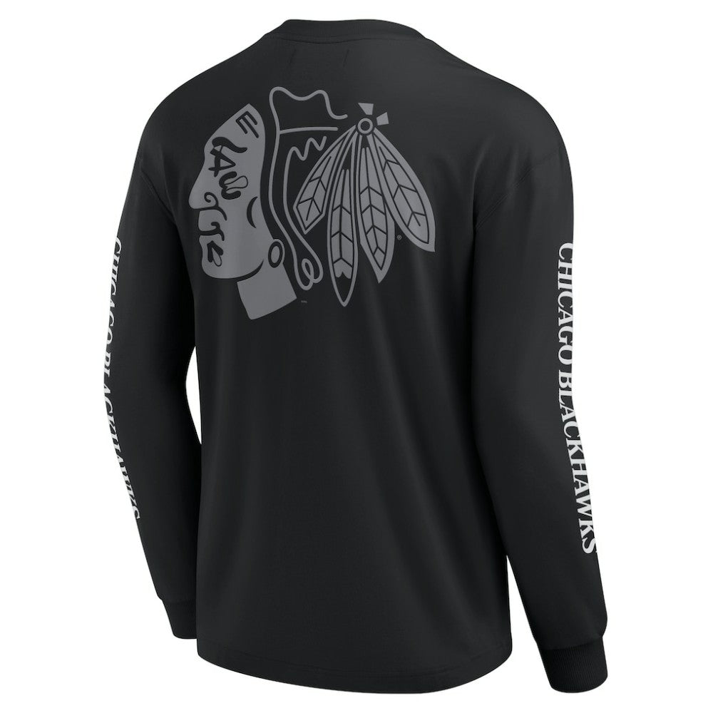 Chicago Blackhawks Fanatics Elements Strive Long Sleeve T-Shirt - Black | Fanatics online