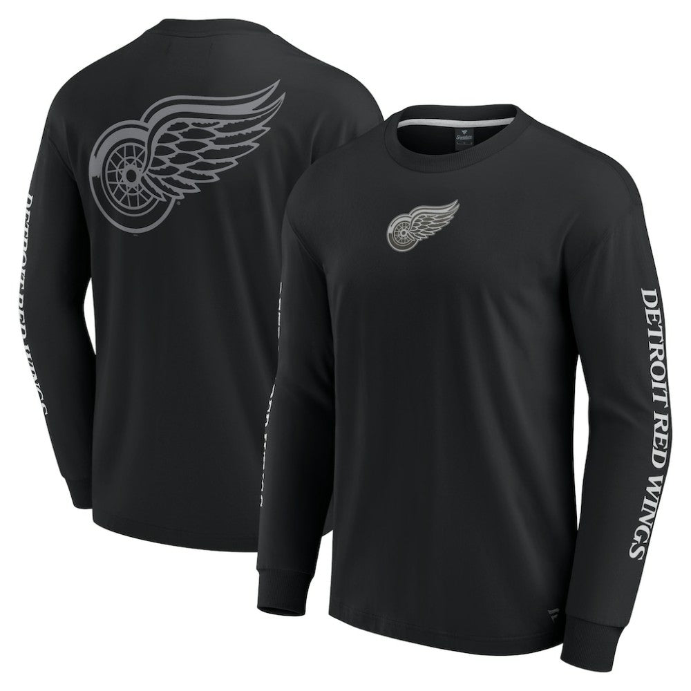 Detroit Red Wings Fanatics Elements Strive Long Sleeve T-Shirt - Black | Fanatics sale