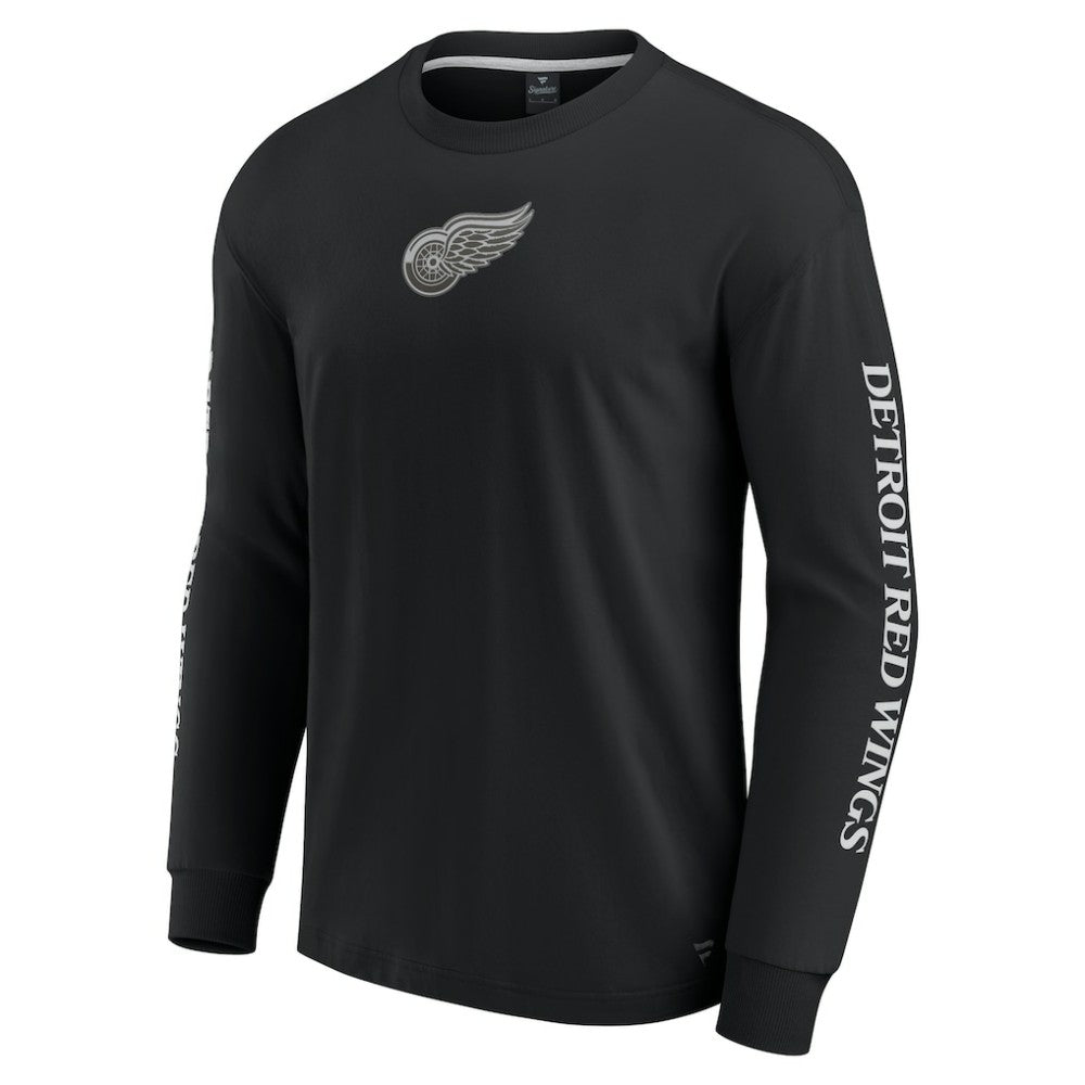 Detroit Red Wings Fanatics Elements Strive Long Sleeve T-Shirt - Black | Fanatics sale