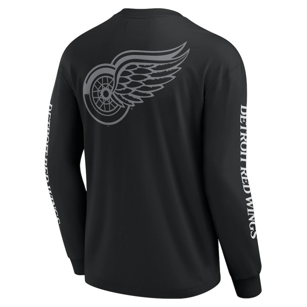 Detroit Red Wings Fanatics Elements Strive Long Sleeve T-Shirt - Black | Fanatics sale